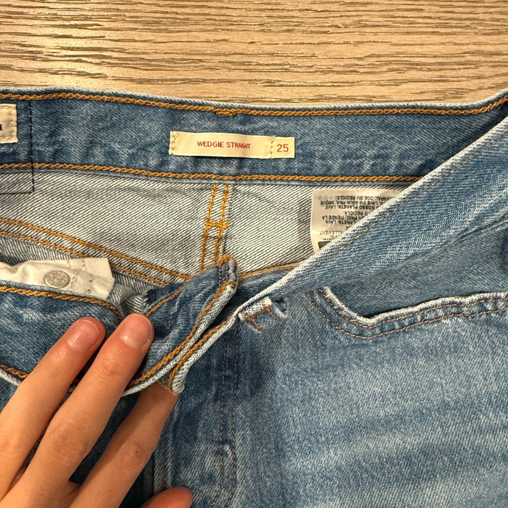 Levi's Light Blue Straight Leg Jeans